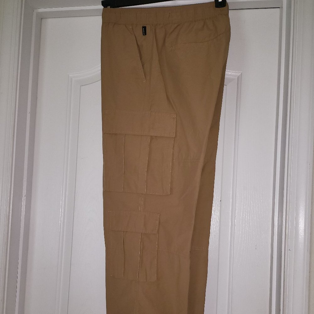 PacSun Nylon Canvas Khaki Baggy Cargo Pants Size L
